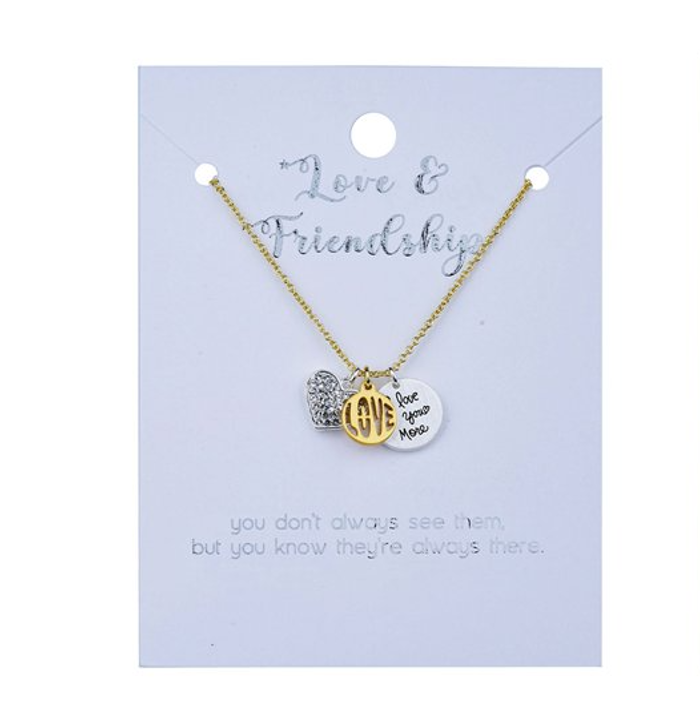 Love You More on Gold Chain