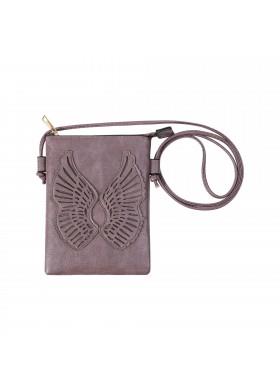 Mauve Wings Crossbody Purse