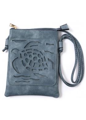Blue Sea Turtle Crossbody Purse