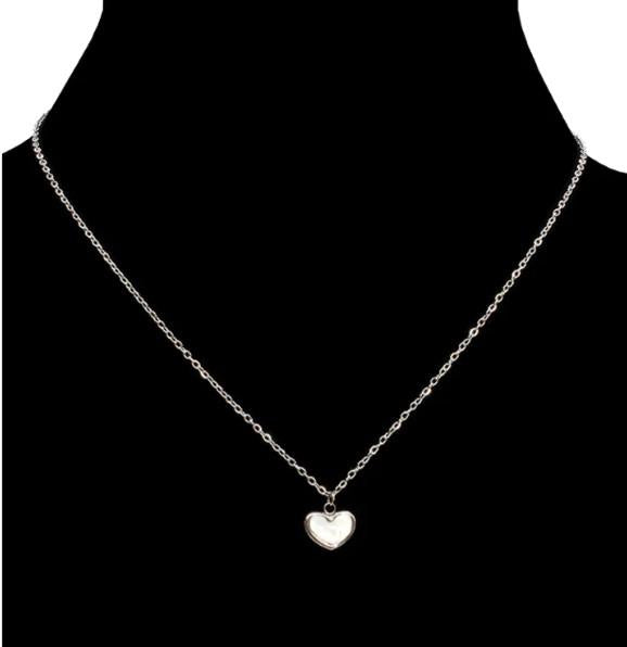 Heart Pendant with Mother of Pearl