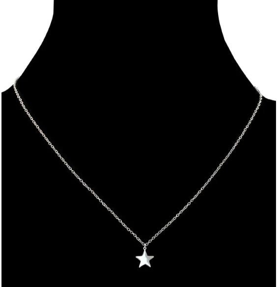 Stainless Steel Star Pendant Necklace