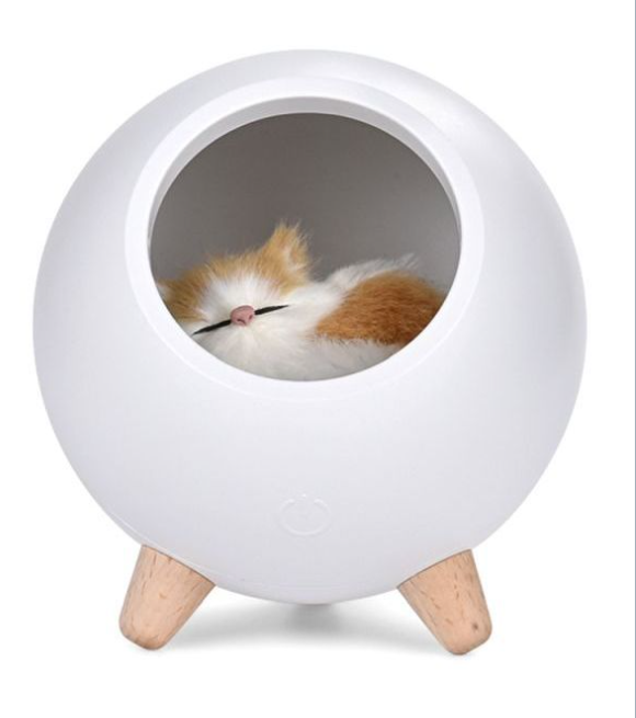 Rechargeable Atmosphere Light with Plush Kitten