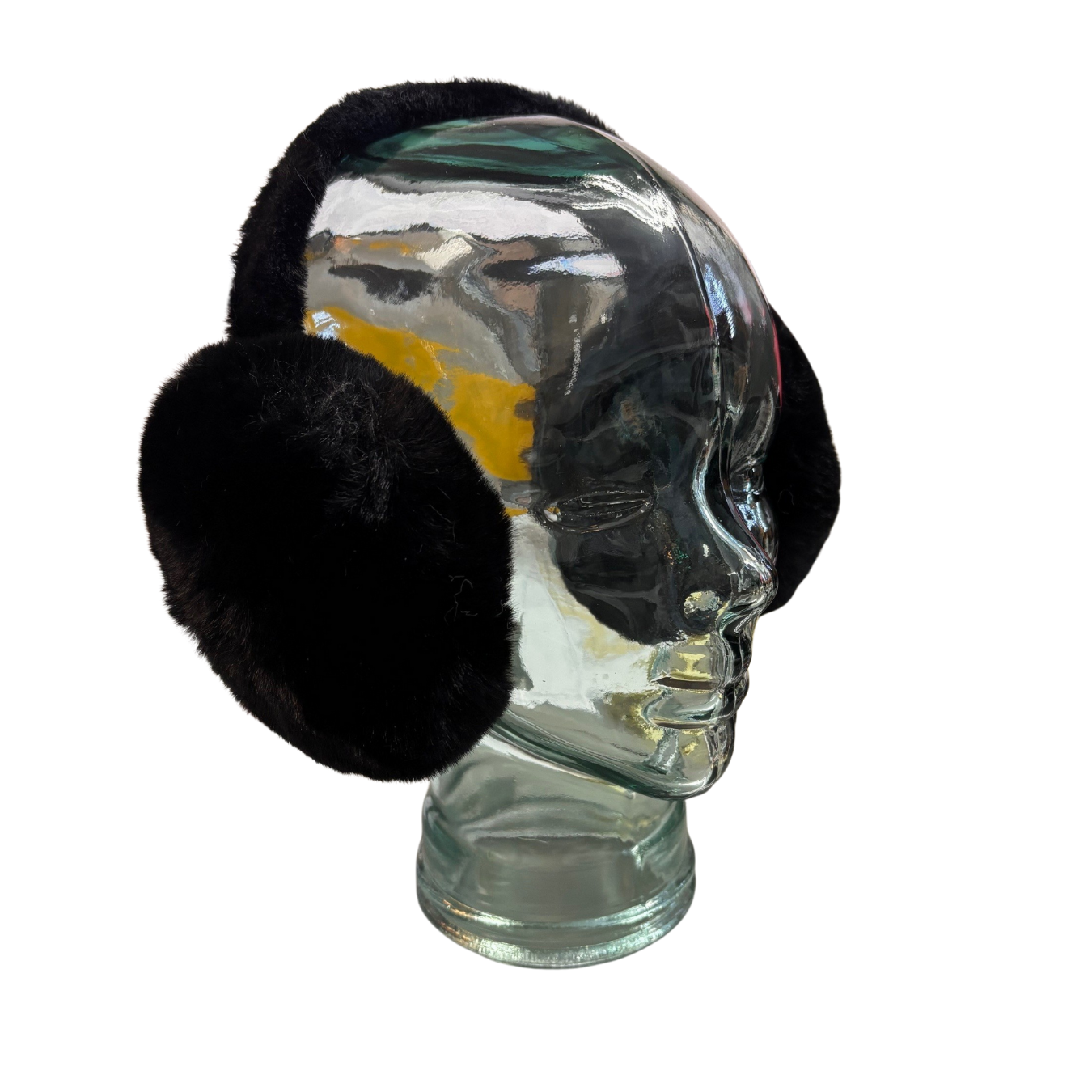 Black Faux Fur Earmuffs – Cozy Winter Accessory