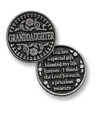 Granddaughter Pewter Pocket Token