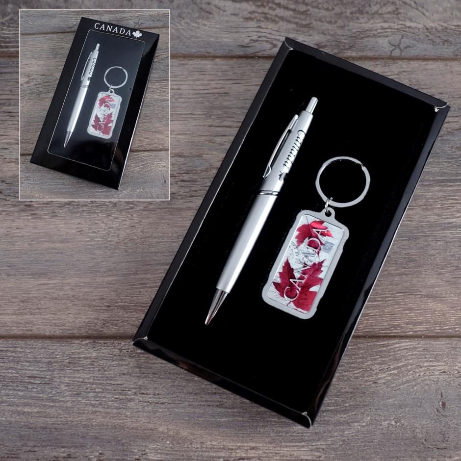 Canada Pen & Keytag Set