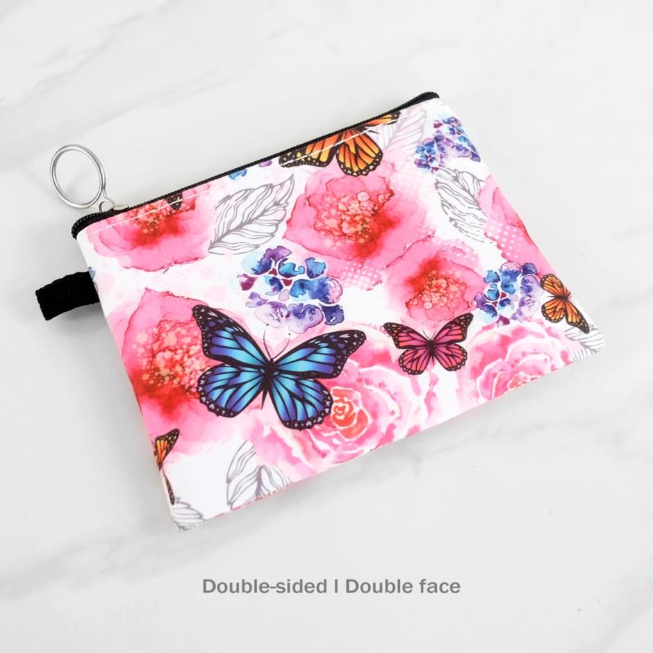 Butterfly Zippered Change Purse