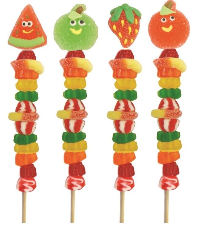 Fruit-Themed Gummy Candy Kabob – 70g