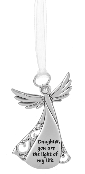 Daughter, You Are the Light of My Life Ornament