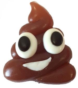 Poop Emoji Gummy with Mini Card