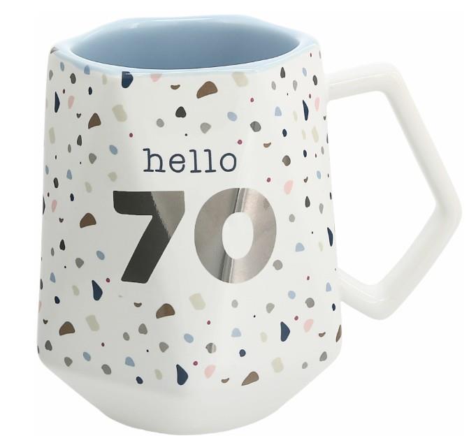 Hello 70 Stoneware Mug – 17 oz