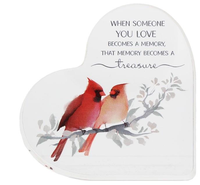 “Treasure Memory” Acrylic Heart Plaque