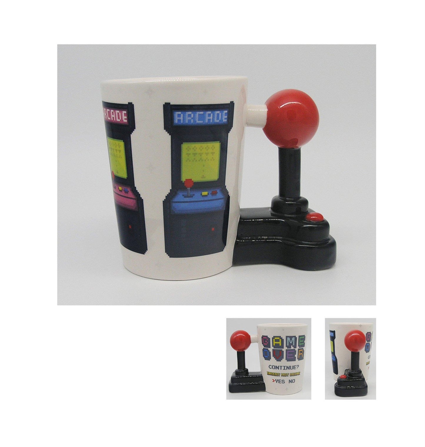 Arcade Mug with Joystick Handle