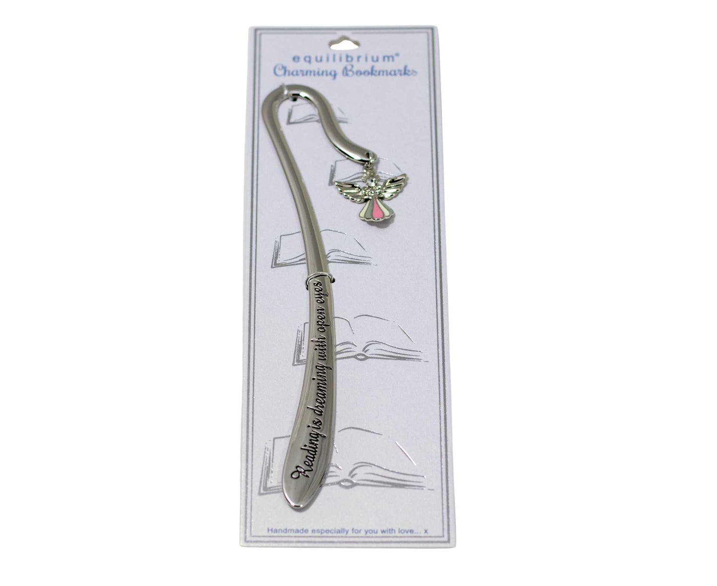 Metal Angel Bookmark – “Reading Is Dreaming With Open Eyes”