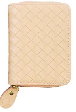 Beige 20-Slot Card Holder