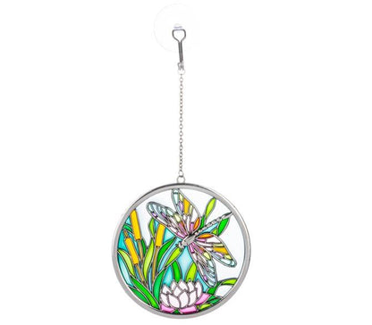 Dragonfly Stained Glass Window Hanging