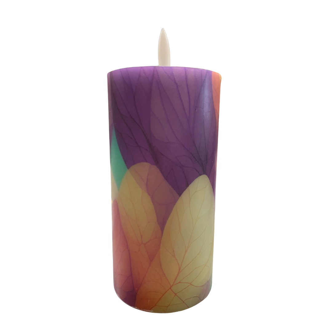 LED Candle  - Leaves