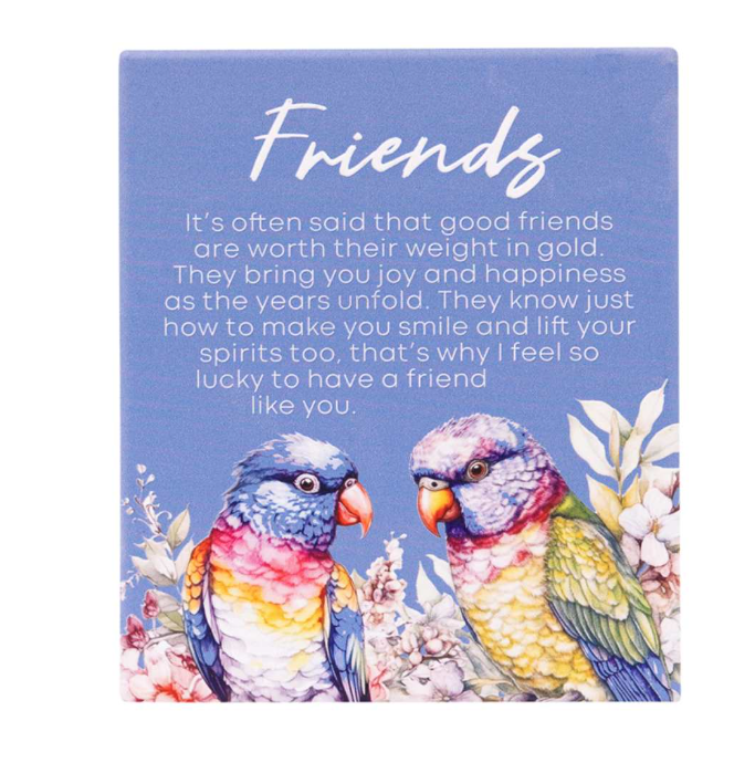 Friends Verse Plaque