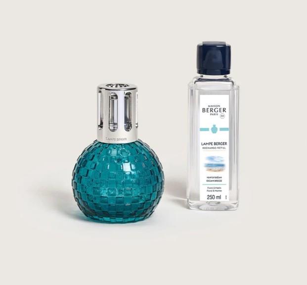 Teal Disco Fragrance Lamp with Ocean Breeze – Maison Berger