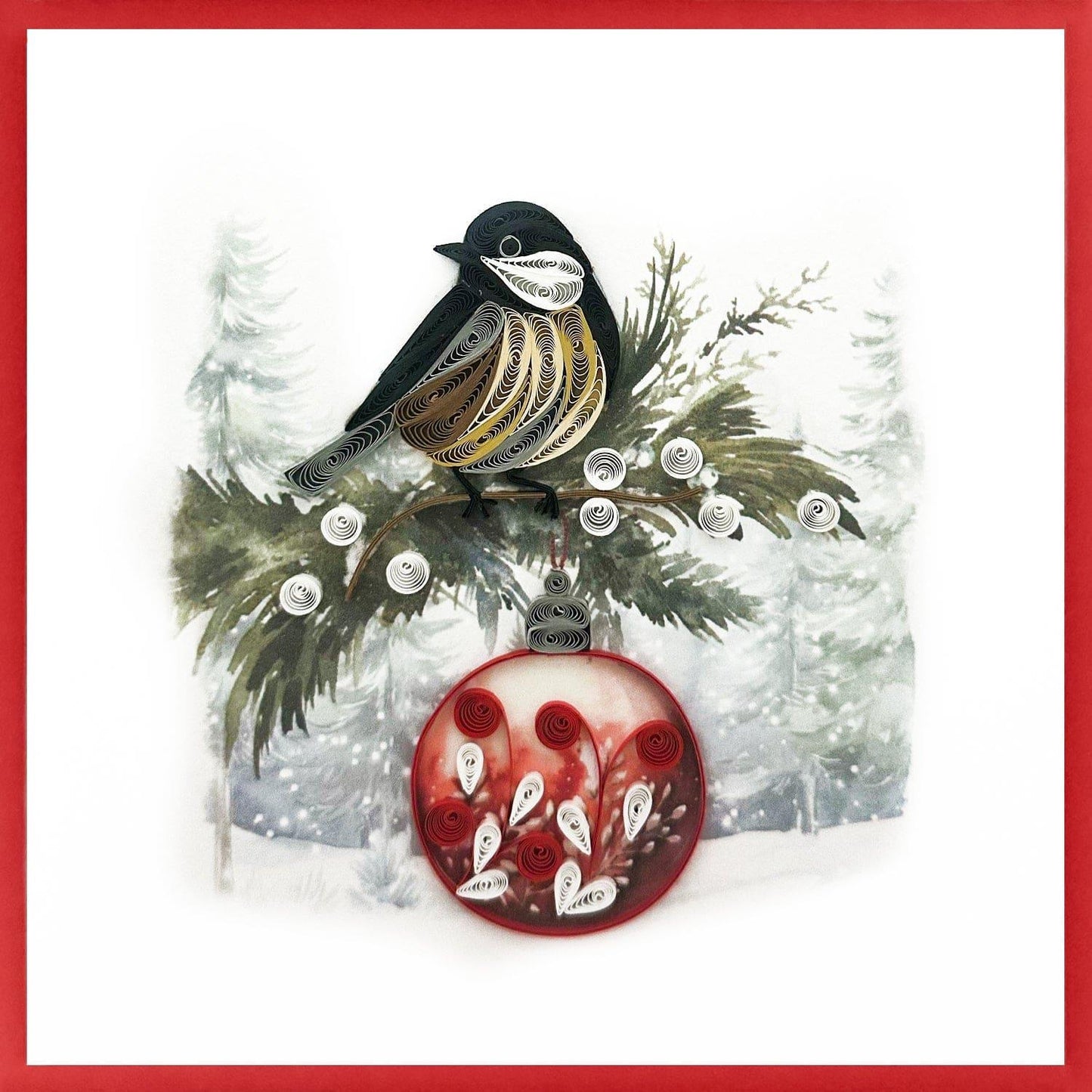 Quilling Chickadee