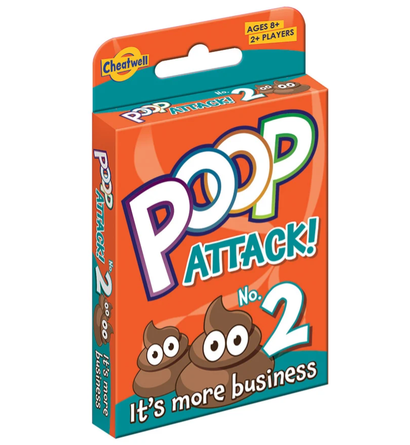 Poop Attack 2 Card Game – Educational Animal Poop Game – Ages 8+