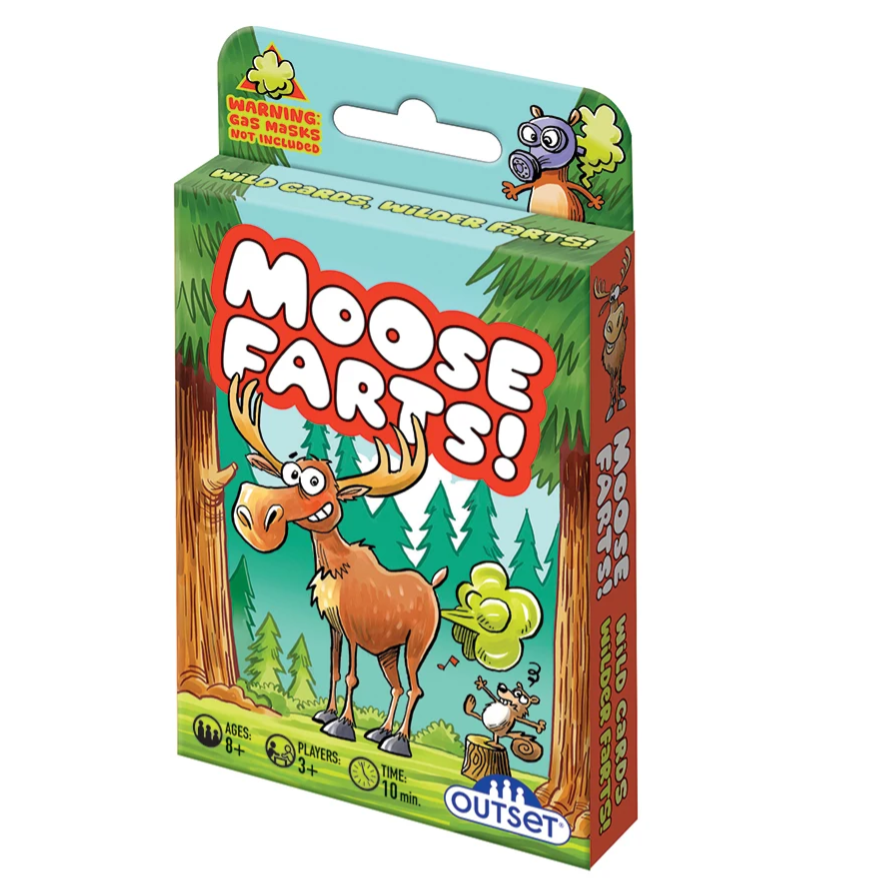 Moose Farts Card Game – Funny Wildlife Card Game – Ages 8+