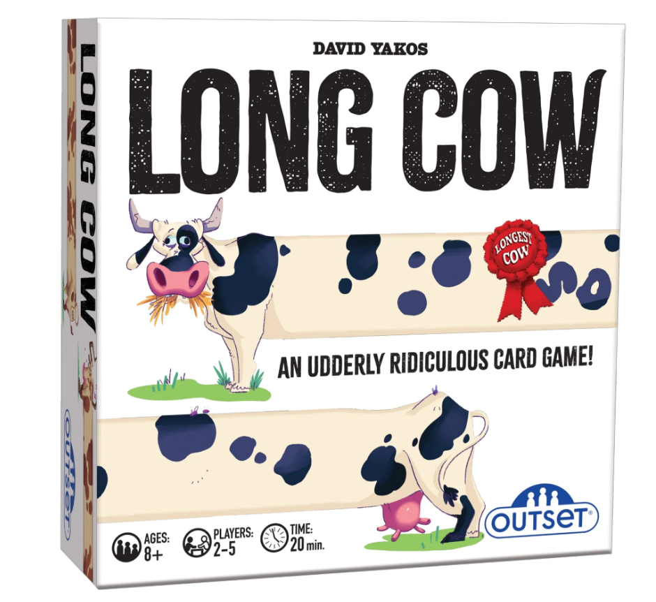 Long Cow Card Game – Build the Wildest Cows – Family Strategy Game – Ages 8+