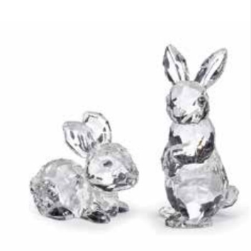 Acrylic Bunny Pair