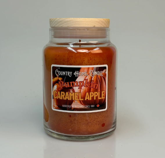 Pumpkin Caramel Scented Candle – Canadian Made – 26 oz