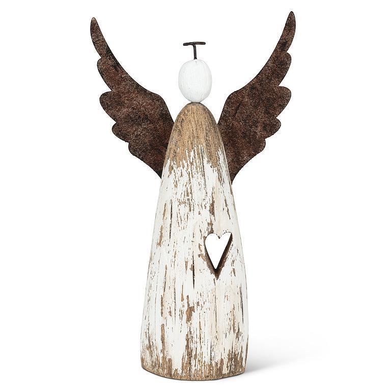 Large Rustic Angel Figure