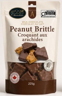 Chocolate-Covered Peanut Brittle