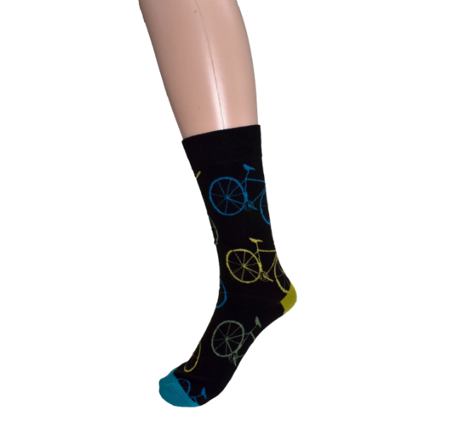 Men’s Black Bicycle Socks