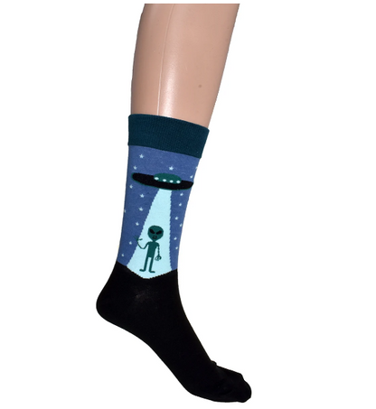 Men’s Black Alien Socks