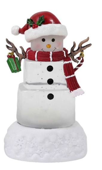 Red Hat Water-Spinning Snowman