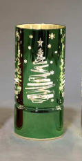 Green LED Christmas Cylinder