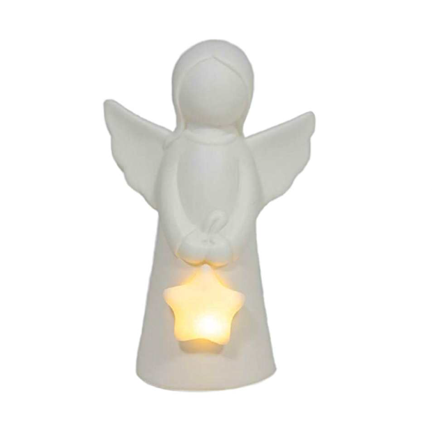 LED Porcelain Guardian Angel