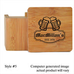 Bamboo Coasters Including Personalization