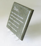 Sentimental Dad Plaque