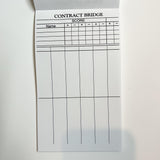 Bridge Score Pad