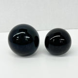 Black Glass Paperweight