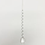 Crystal Drop Ornament 8"