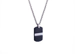 Dog Tag - Black Textured - Rubies Inc., Chatham Ontario, CANADA