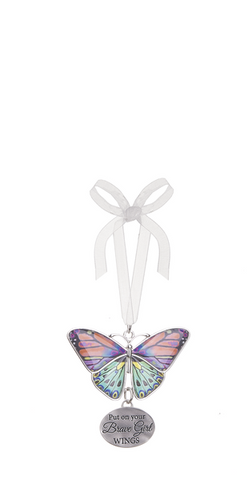 Brave Girl Wings Butterfly Ornament