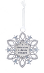 Snowflake Ornament -  Mother's Love