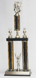 Black and Gold Two Post Trophy