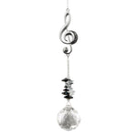 Treble Clef Hanging Crystal