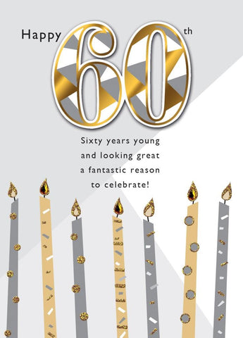 60th Birthday Card