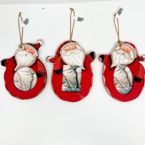 Santa Frame Ornament