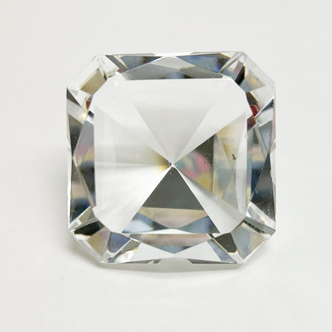 Small Square Crystal Paperweight