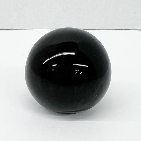 Black Glass 2 inch Paperweight